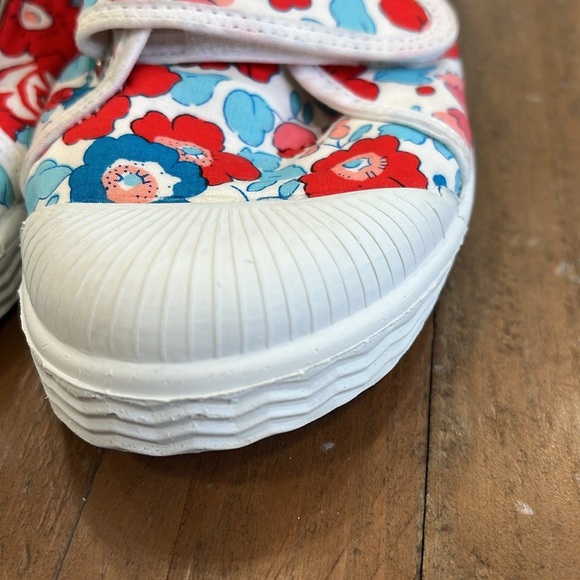 Jacadi baguette red liberty print sneakers - Picture 4 of 9